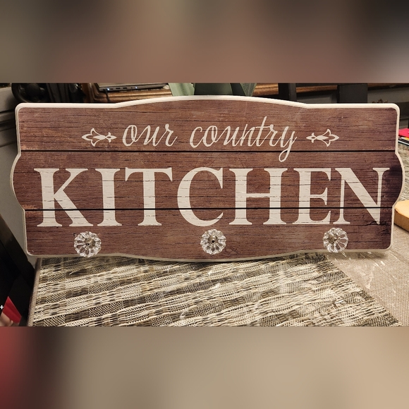 Rustic Wooden Kitchen Sign - Picture 1 of 5